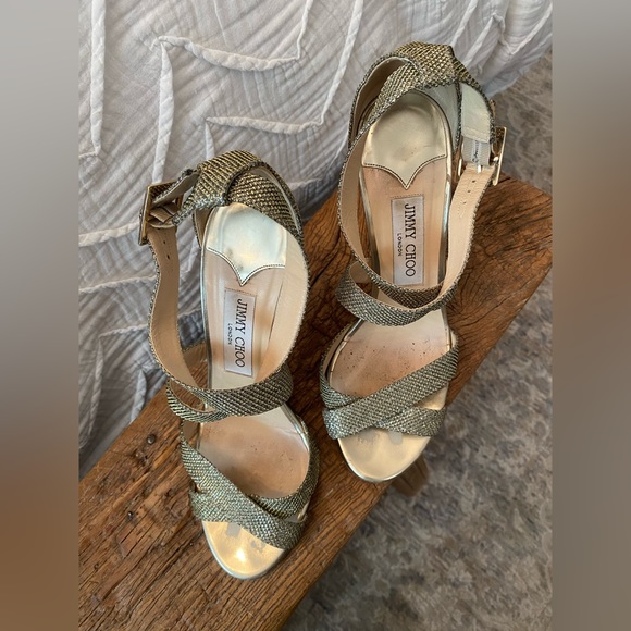 Jimmy Choo Strapped heels - size 38 1/2 - Picture 3 of 7